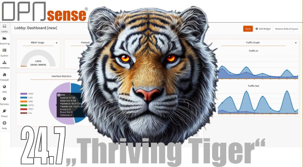OPNsense Version 24.7 – Thriving Tiger